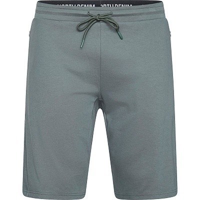 Pánské kraťasy teplákové North 61334 tmavě zelené 5XL - 8XL