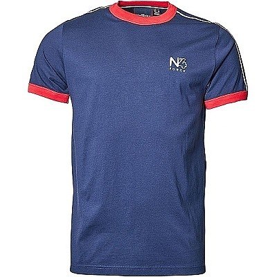 Pánské tričko tmavě modré NORTH 56°4  5XL - 7XL krátký rukáv