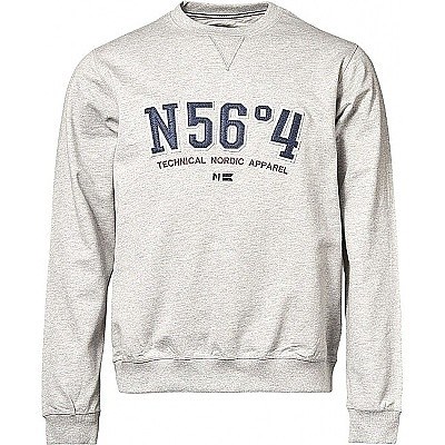 Pánská mikina světle šedá NORTH 56°4   4XL - 8XL