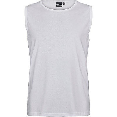 Pánský nátělník NORTH 56°4 hladký bílý 4XL - 8XL