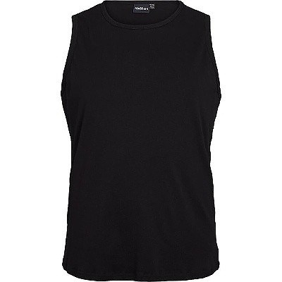 Pánský nátělník NORTH 56°4 hladký černý 4XL - 8XL