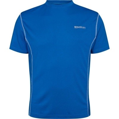 Pánské tričko sportovní 99215/0570 modré NORTH 56°4 krátký rukáv  5XL - 8XL