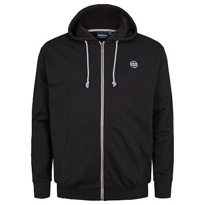 Pánská mikina 99832 NORTH 56°4 černá s kapucí  5XL - 8XL