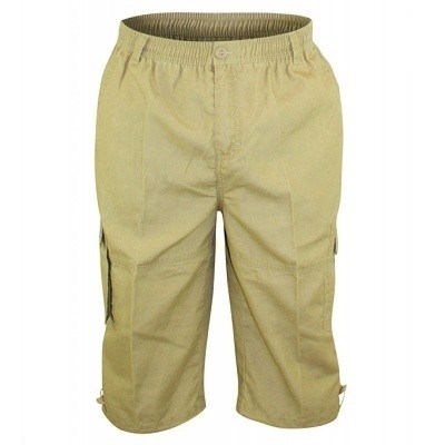 Pánské 3/4 kraťasy pískové  3XL - 6XL  KS14806S
