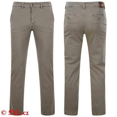 Pánské pískové elastické strech kalhoty KBS261