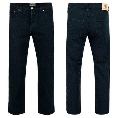 Pánské rifle černé elastické stretch  KBS101 06