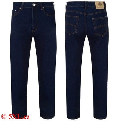 Pánské rifle KBS101-02 tmavě modré elastické stretch