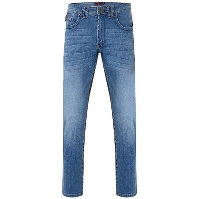 Pánské rifle RAFAEL světle modré elastické stretch s vybledlým efektem