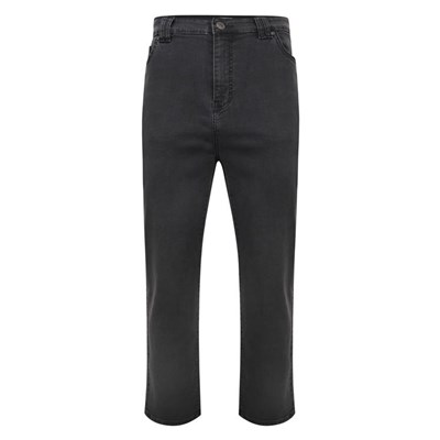 Pánské rifle tmavě šedé elastické stretch