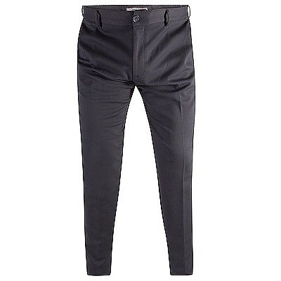 Pánské společenské kalhoty černé elastické stretch 2XL - 6XL