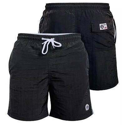 Pánské plavky KS20817 černé 3XL - 8XL