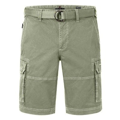 Pánské kraťasy - kapsáče plátěné khaki elastické stretch 89072/2900