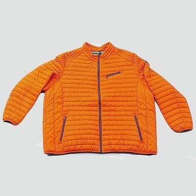 Pánská  prošívamá bunda oranžová