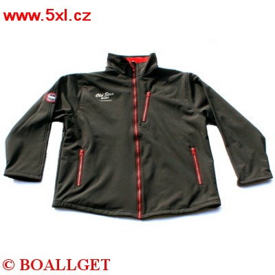 Pánská funkční bunda Softshell černá vodní sloupec 3.000