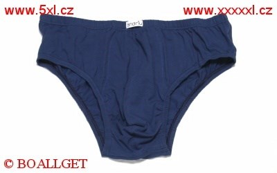 Pánské slipy modré nadměrné 4XL - 9XL 