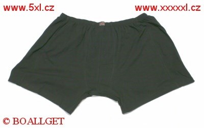 Pánské boxerky černé nadměrné 4XL - 9XL 