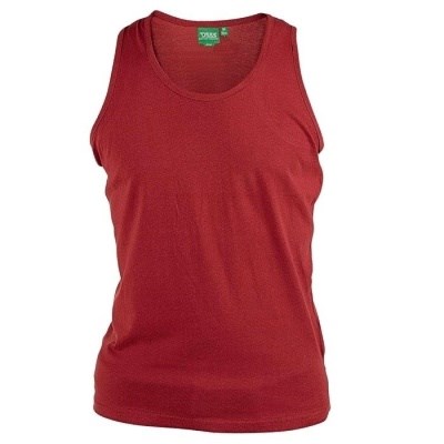 Pánské tílko bordó KS16585  3XL - 6XL 