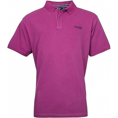 Pánské tričko s límečkem - polokošile REPLIKA JEANS starorůžová  4XL - 10XL