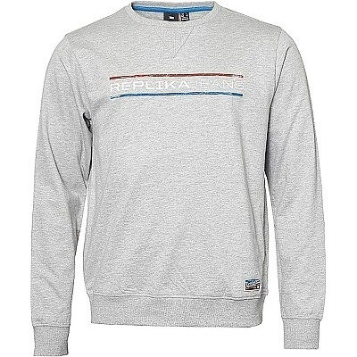 Pánská mikina šedá REPLIKA JEANS s potiskem 3XL - 8XL