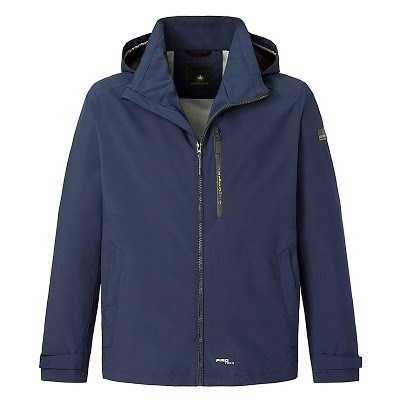 Pánská  bunda 70414 RedPoint tmavě modrá s kapucí 5XL - 7XL vodní sloupec 20.000