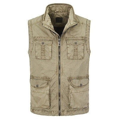 Pánská  vesta 79026 RedPoint  khaki 5XL - 8XL