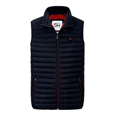 Pánská  vesta 79037 S4 černá prošívaná  5XL - 8XL