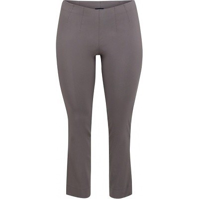 Dámské kalhoty hnědé elastické - velikost 56