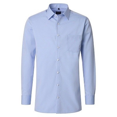 Pánská košile Venti Comfort Fit světle modrá dlouhý rukáv vel. 48 - 56 (4XL - 7XL)