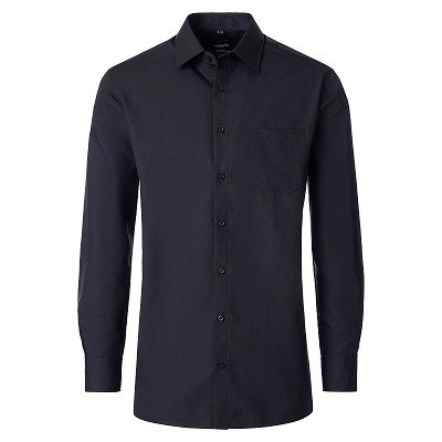 Pánská košile Venti Comfort Fit tmavě šedá dlouhý rukáv vel. 48 - 56 (4XL - 7XL)