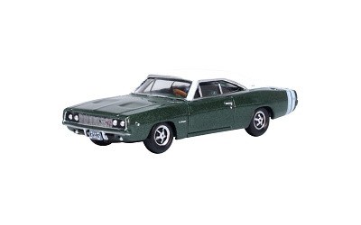 Dodge Charger 1968 Racing Greenand / White