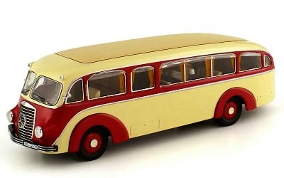 MERCEDES-BENZ LO 3500 STROMLINIENBUS BEIGE/RED LIMITED EDITION 1000PCS.