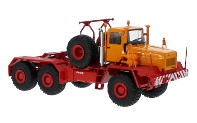 TAHAČ NÁVĚSŮ FAUN KOLOSS ORANGE / RED