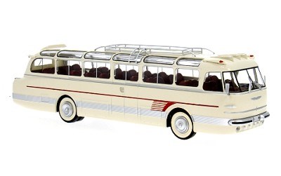 Autobus Ikarus 55-53 1953 white / red