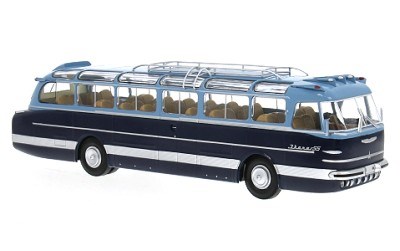 Autobus Ikarus 55-53 1953 blue / dark blue