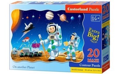PUZZLE CASTORLAND 02344 20 dílků  MAXI NA JINÉ PLANĚTĚ