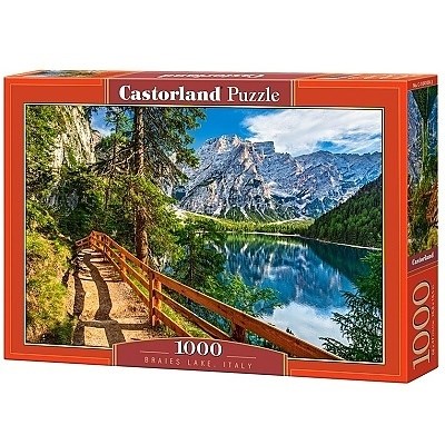PUZZLE CASTORLAND 1000 dílků 104109 JEZERO BRAIES ITÁLIE