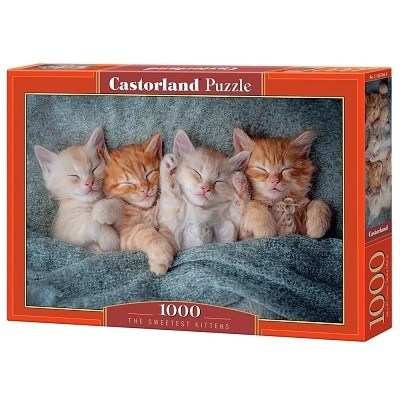 PUZZLE CASTORLAND 1000 dílků 105144 KOŤATA