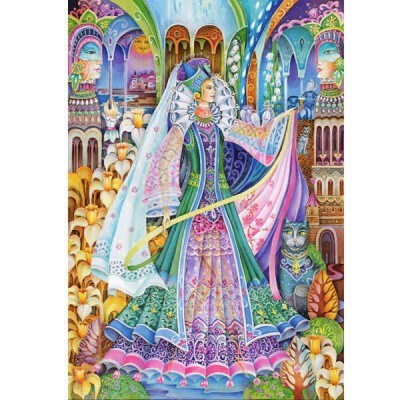 THE QUEEN OF SPRING PUZZLE CASTORLAND 151011 1500 dílků  