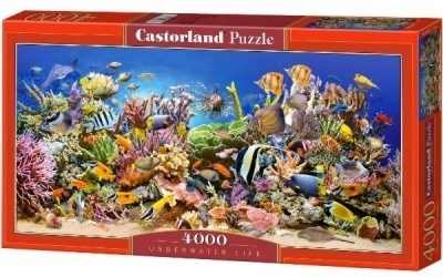 UNDERWATER LIFE PUZZLE CASTORLAND 400089 4000 DÍLKŮ