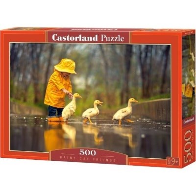 PUZZLE CASTORLAND 500 dílků 52264 RAINY DAY FRIENDS