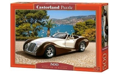 PUZZLE CASTORLAND 500 dílků 53094 ROADSTER IN RIVIERA