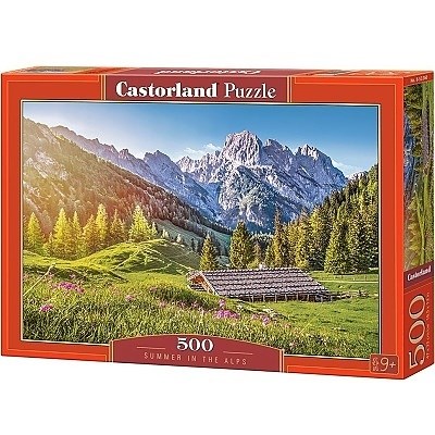 PUZZLE CASTORLAND 500 dílků 53360 LÉTO V ALPÁCH