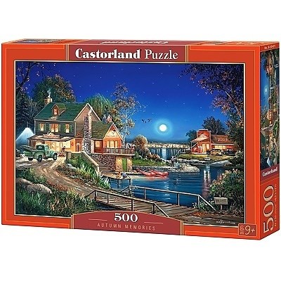 PUZZLE CASTORLAND 500 dílků 53421 PODZIMNÍ VZPOMÍNKY
