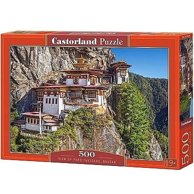 PUZZLE CASTORLAND 500 dílků 53445 PARO TAKSTANG BHÚTÁN