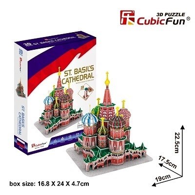 BASILIKA RUSSIA CUBICFUN 3D PUZZLE C239H