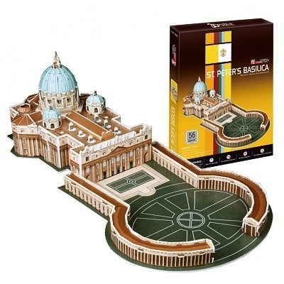 BAZILIKA SVATÉHO PETRA CUBICFUN 3D PUZZLE C244H 
