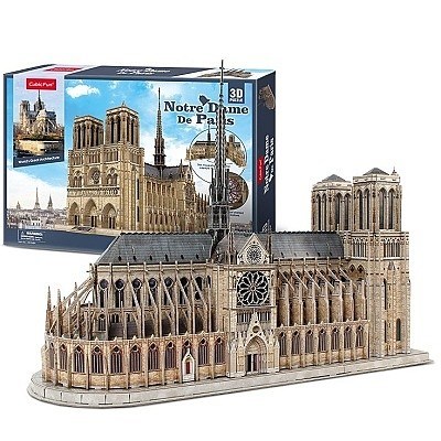 PUZZLE 3D CUBIC FUN MC260H KATEDRÁLA NOTRE DAME