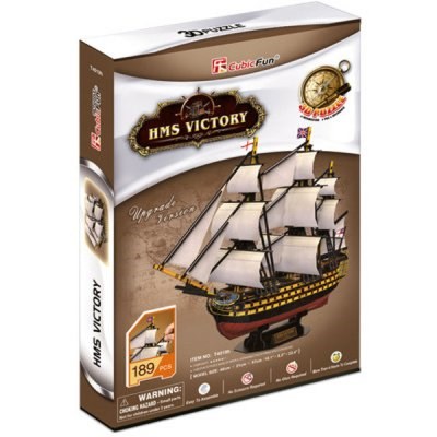 HMS VICTORY PUZZLE 3D CUBIC FUN T4019H