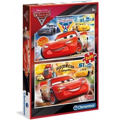 PUZZLE CLEMENTONI 2x20 dílků CARS 3