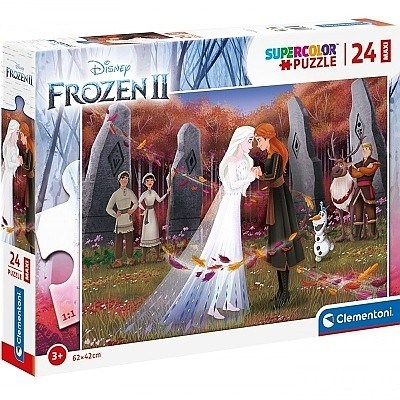 PUZZLE CLEMENTONI 24217 24 dlk MAXI LEDOV KRLOVSTV FROZEN